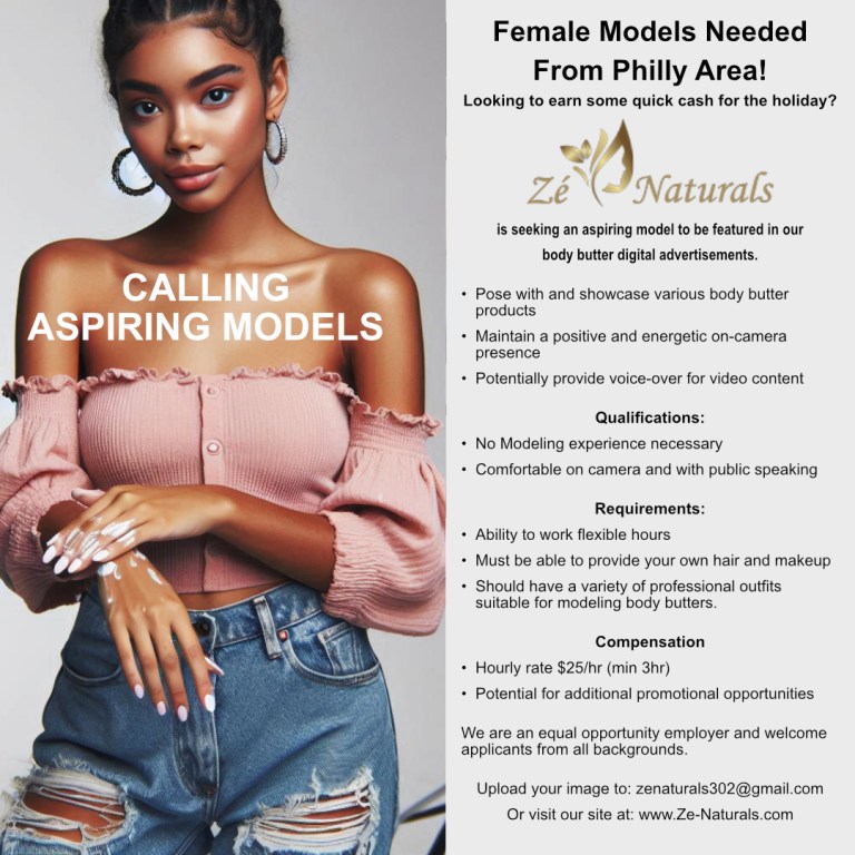 Calling Aspiring Models 768x768